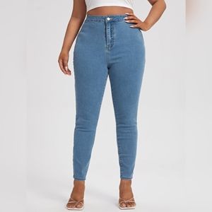 Shein Plus Curvy High Waist Skinny Jeans 3X